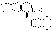 5,6-二氢-2,3,9,10-四甲氧基-8H-二苯并[a,g]喹嗪-8-酮分子结构 (CAS 19716-59-7)