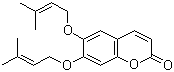6,7-二[(3-甲基-2-丁烯基)氧基]香豆素分子结构 (CAS 19723-20-7)