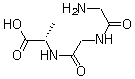 甘氨酰甘氨酰-L-丙氨酸分子结构 (CAS 19729-30-7)