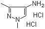1,3-二甲基-1H-吡唑-4-胺二盐酸盐分子结构 (CAS 197367-87-6)