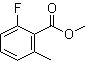 2-Fluoro-6-methylbenzoic acid methyl ester molecular structure (CAS 197516-57-7)