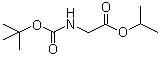 N-[(1,1-Dimethylethoxy)carbonyl]glycine 1-methylethyl ester molecular structure (CAS 197579-95-6)