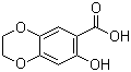 7-羟基-1,4-苯并二恶烷-6-羧酸分子结构 (CAS 197584-99-9)