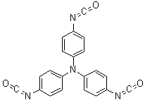 4,4',4''-三异氰酸三苯胺分子结构 (CAS 19759-70-7)