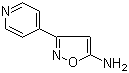 3-(吡啶-4-基)异恶唑-5-胺分子结构 (CAS 19790-96-6)