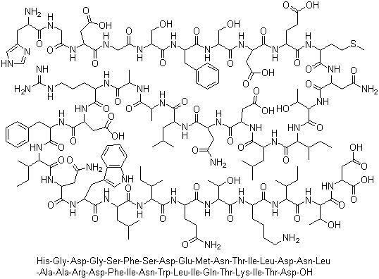 替度鲁肽分子结构 (CAS 197922-42-2)