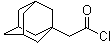 1-金刚烷基乙酰氯分子结构 (CAS 19835-38-2)