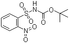 N-Boc-2-nitrophenylsulfonamide molecular structure (CAS 198572-71-3)