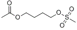 structure of CAS# 19859-00-8, Busulfan Impurity 5;4-methylsulfonyloxybutyl acetate