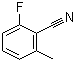 2-氟-6-甲基苯腈分子结构 (CAS 198633-76-0)