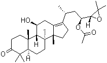 泽泻醇 B 醋酸酯分子结构 (CAS 19865-76-0)