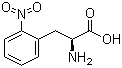 L-2-硝基苯丙氨酸分子结构 (CAS 19883-75-1)