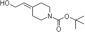 4-(2-羟基亚乙基)哌啶-1-羧酸叔丁酯分子结构 (CAS 198892-80-7)