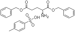 D-谷氨酸二苄酯对甲苯磺酸盐分子结构 (CAS 19898-41-0)