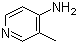 结构式 CAS# 1990-90-5, 3-甲基-4-氨基吡啶; 4-氨基-3-甲基吡啶