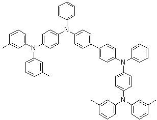 N,N'-二[4-[二(3-甲基苯基)氨基]苯基]-N,N'-二苯基-联苯-4,4'-二胺分子结构 (CAS 199121-98-7)