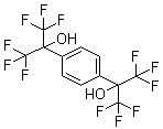 alpha,alpha,alpha',alpha'-四(三氟甲基)-1,4-苯二甲醇分子结构 (CAS 1992-15-0)