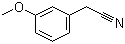 3-甲氧基苯乙腈分子结构 (CAS 19924-43-7)