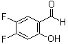 4,5-二氟-2-羟基苯甲醛分子结构 (CAS 199287-52-0)