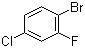 1-溴-4-氯-2-氟苯分子结构 (CAS 1996-29-8)