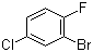 3-溴-1-氯-4-氟苯分子结构 (CAS 1996-30-1)
