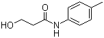 3-羟基-N-(4-甲基苯基)丙酰胺分子结构 (CAS 199929-31-2)