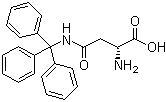 N-(三苯基甲基)-D-天冬氨酰胺分子结构 (CAS 200192-49-0)