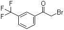 2-溴-1-(3-(三氟甲基)苯基)乙酮分子结构 (CAS 2003-10-3)