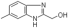 (6-甲基-1H-苯并咪唑-2-基)甲醇分子结构 (CAS 20034-02-0)