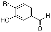 4-溴-3-羟基苯甲醛分子结构 (CAS 20035-32-9)