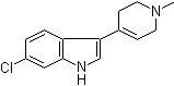 6-氯-3-(1-甲基-1,2,3,6-四氢-4-吡啶基)-1H-吲哚分子结构 (CAS 200714-12-1)