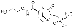 Nacubactam monohydrate molecular structure (CAS 2007923-17-1)