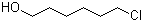 structure of CAS# 2009-83-8, 6-Chlorohexanol;1-Chloro-6-hydroxyhexane; 6-Chloro-1-hexanol; Hexamethylene chlorohydrin