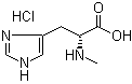 N-甲基-D-组氨酸单盐酸盐分子结构 (CAS 200927-06-6)