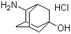 结构式 CAS# 20098-19-5, 4-氨基-1-羟基金刚烷盐酸盐