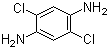 2,5-二-氯-1,4-苯二胺分子结构 (CAS 20103-09-7)