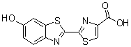 structure of CAS# 20115-09-7, 2-(6-Hydroxy-2-benzothiazolyl)thiazole-4-carboxylic acid;Dehydroluciferin; Firefly dehydroluciferin
