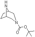 3,8-二氮杂双环[3.2.1]辛烷-3-甲酸叔丁酯分子结构 (CAS 201162-53-0)