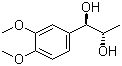 1-(3,4-二甲氧基苯基)丙烷-1,2-二醇分子结构 (CAS 20133-19-1)