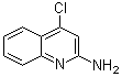 4-氯-2-喹啉胺分子结构 (CAS 20151-42-2)
