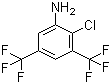 structure of CAS# 201593-90-0, 2-Chloro-3,5-bis(trifluoromethyl)aniline