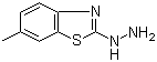 1-(6-甲基苯并[d]噻唑-2-基)肼分子结构 (CAS 20174-69-0)