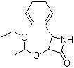 (3R,4S)-3-(1-乙氧基乙氧基)-4-苯基-2-氮杂环丁酮分子结构 (CAS 201856-48-6)