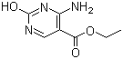 4-氨基-2-羟基嘧啶-5-甲酸乙酯分子结构 (CAS 20187-46-6)