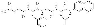 N-(3-Carboxy-1-oxopropyl)-L-phenylalanylglycyl-N-2-naphthalenyl-L-leucinamide molecular structure (CAS 202000-07-5)