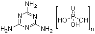 磷酸三聚氰胺分子结构 (CAS 20208-95-1)
