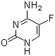 5-氟胞嘧啶分子结构 (CAS 2022-85-7)