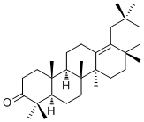13(18)-齐墩果烯-3-酮分子结构 (CAS 20248-08-2)