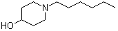 1-己基哌啶-4-醇分子结构 (CAS 202647-21-0)