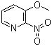 3-甲氧基-2-硝基吡啶分子结构 (CAS 20265-37-6)